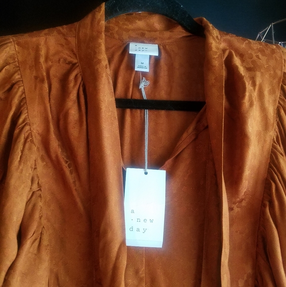 NWT A New Day rust babydoll dress - Picture 5 of 8